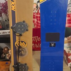 Two snowboards, both 60-in. No limit is 75, Next is 50.