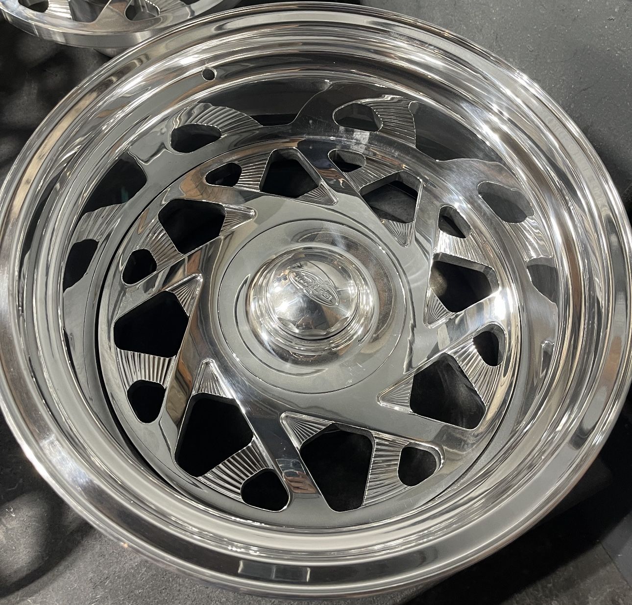 Intro Alpha 17x11 Wheels Polished 5x5 - 5x5.5 Bolt Pattern Ford Or Chevy Universal 🔥🔥🔥