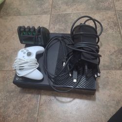 Xbox One With Accessories.