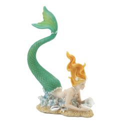 RESTING TAIL UP MERMAID FIGURINE