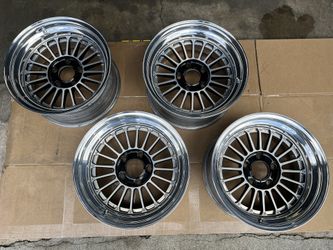 16” Weds Alpina Style 3 PC. Wheelset for Vintage BMWs