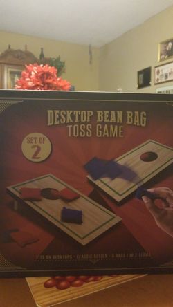 Desktop Bean Bag Toss Game