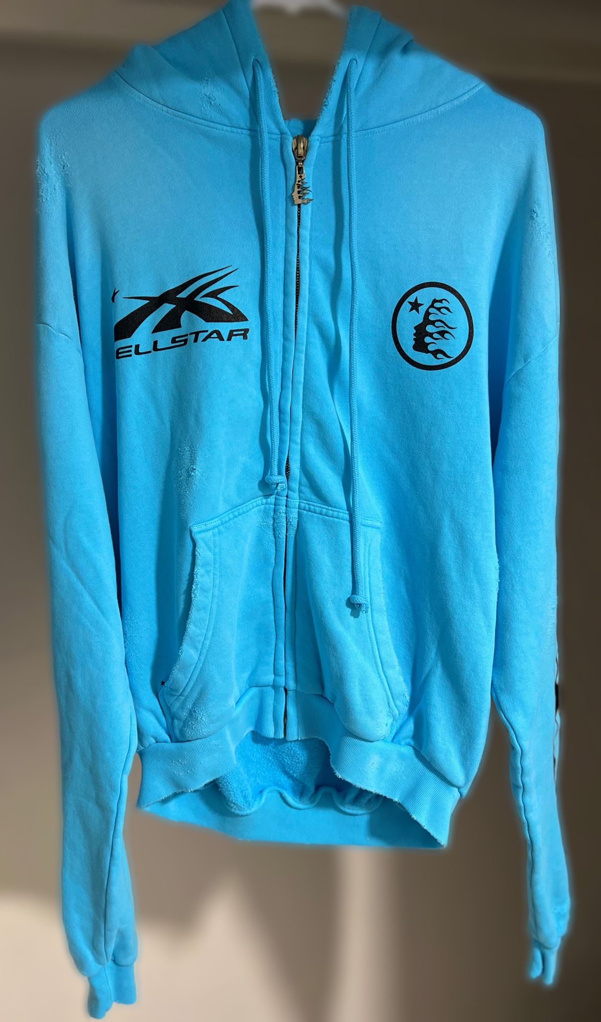 Hellstar Studios Zip hoodie 100% Authentic ✅🧾