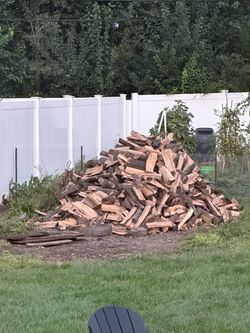 Firewood $35 per wheelbarrow oak