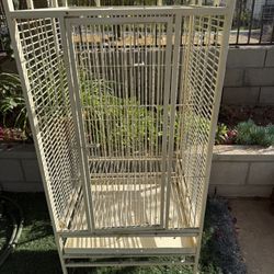 BIRD CAGE WITH WHEELS 
