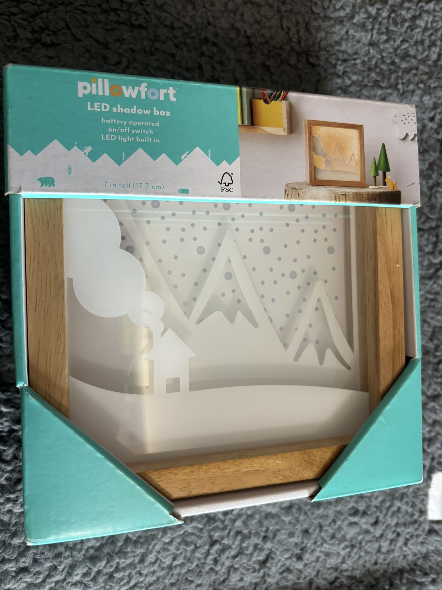 Pillowfort LED Shadow box