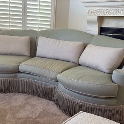 Sofa - Pottery barn brand new pillows ( which are worth over $300 ). 