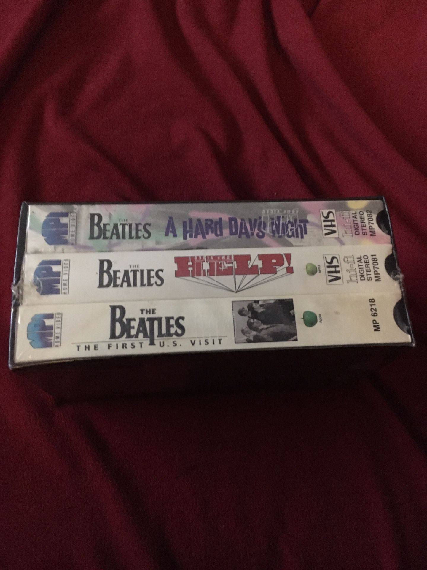 Brand newThe Beatles collection (3) VHS tapes Still in the wrapper never opened