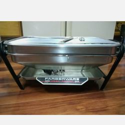 Vtg FARBERWARE Open Hearth Electric Indoor Broiler Rotisserie Barbecue Grill