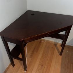 Wooden Corner Desk