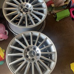 18 inch Mercedes Benz Amg chrome rims