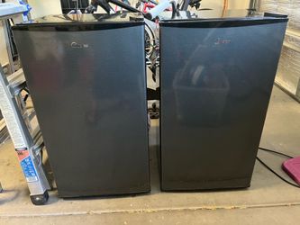 2 mini fridges