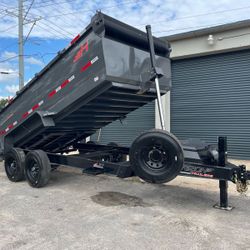 Dump Trailer 14,000lb 7x14x4 