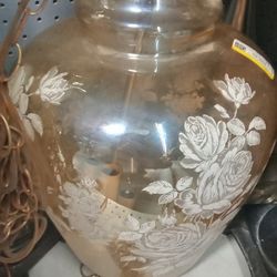 Falkenstein Amber Rose Hanging Lamp