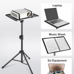 Adjustable Projector and Laptop Tripod Stand