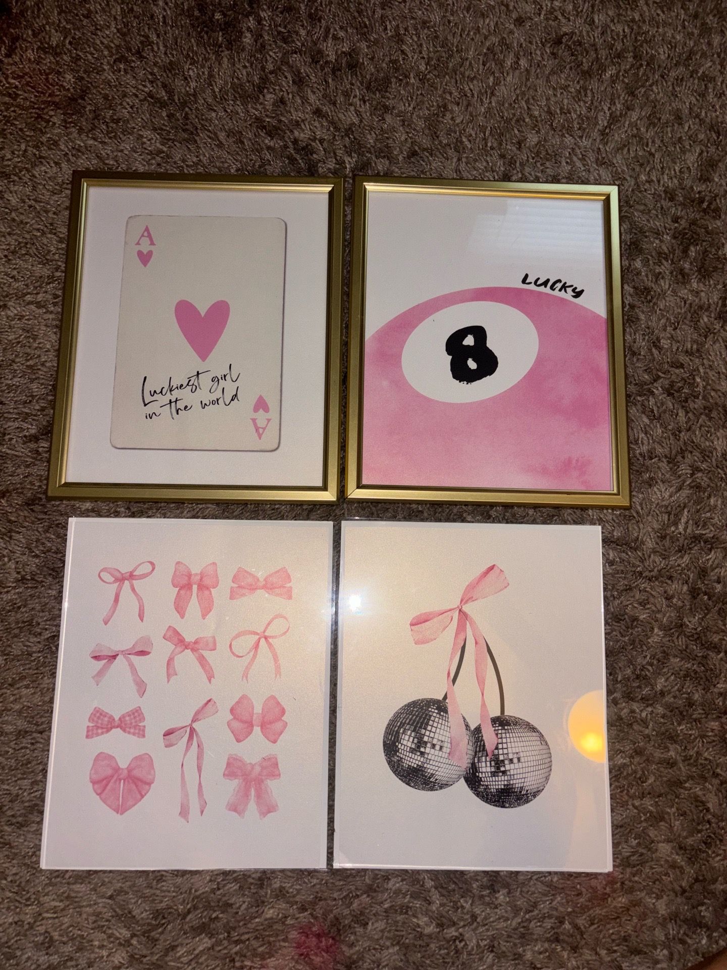 Pink Wall frames