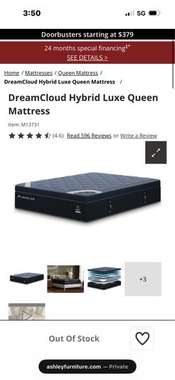 Queen dreamcloud mattress