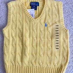 Polo Ralph Lauren Kids Sweater Vest Size 24M