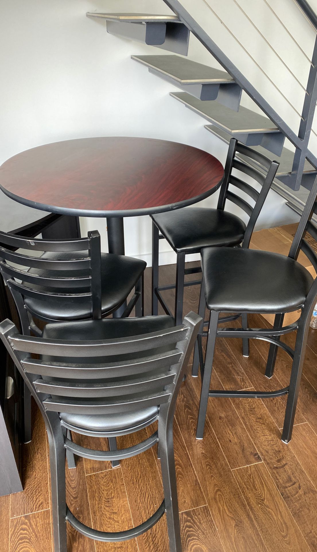 High Bar Table w/ 4 high chairs OBO