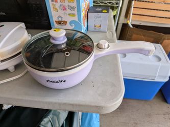 Hot Pot Electric, 1.5L Non-Stick Portable Electric Pot, Dual Power