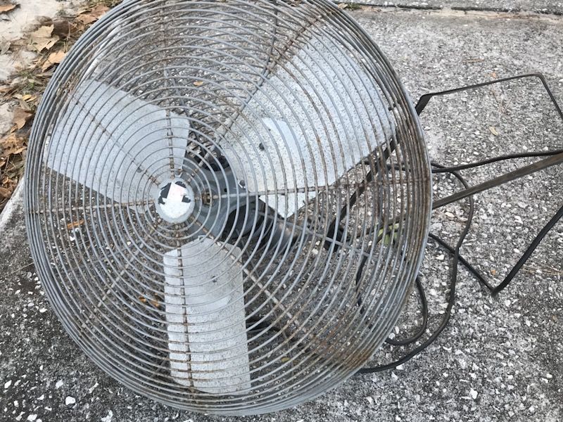 Dayton Industrial Fan w/ wall mount Huge FAN
