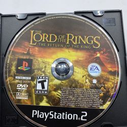 Lord of the Rings The Return of the King (PlayStation 2 PS2) Disc Only Tested