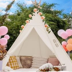 Tiny Land Large Teepee Tent For Adults And Kids 