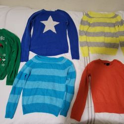 Sweater For Little Girl... Size S 6/7... 5 Dollars For All ...all New No Tag 