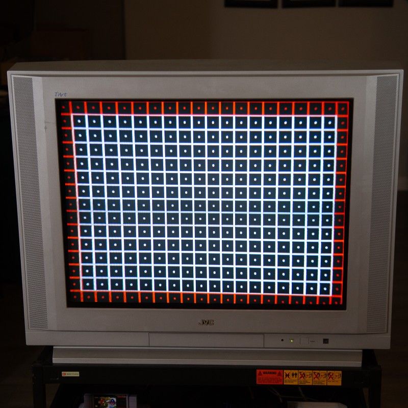 JVC I'Art AV-32WF35 CRT TV 32" Flat Tube