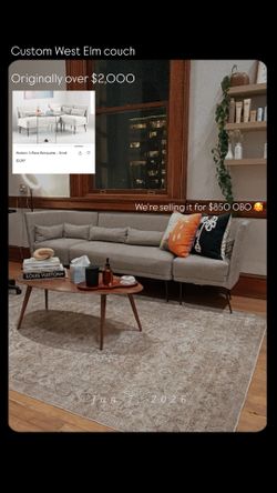 West Elm Custom Sofa