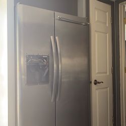 Side-by-Side Stainless Steel Refrigerator 