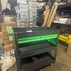 3 Tier Rolling Tool Cart with Drawers And Key