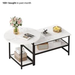 Coffee Table Black Marble 