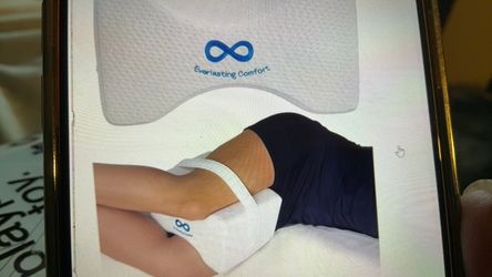 White Knee Pillow