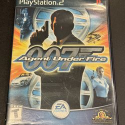 007 Agent Under Fire James Bond (PlayStation 2 PS2 Game) Complete/w Manual CIB