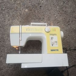 White FashionAire 2360 Sewing Machine with Foot Pedal