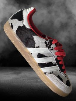 Adidas Sambas Cow Print sneakers size 5.5