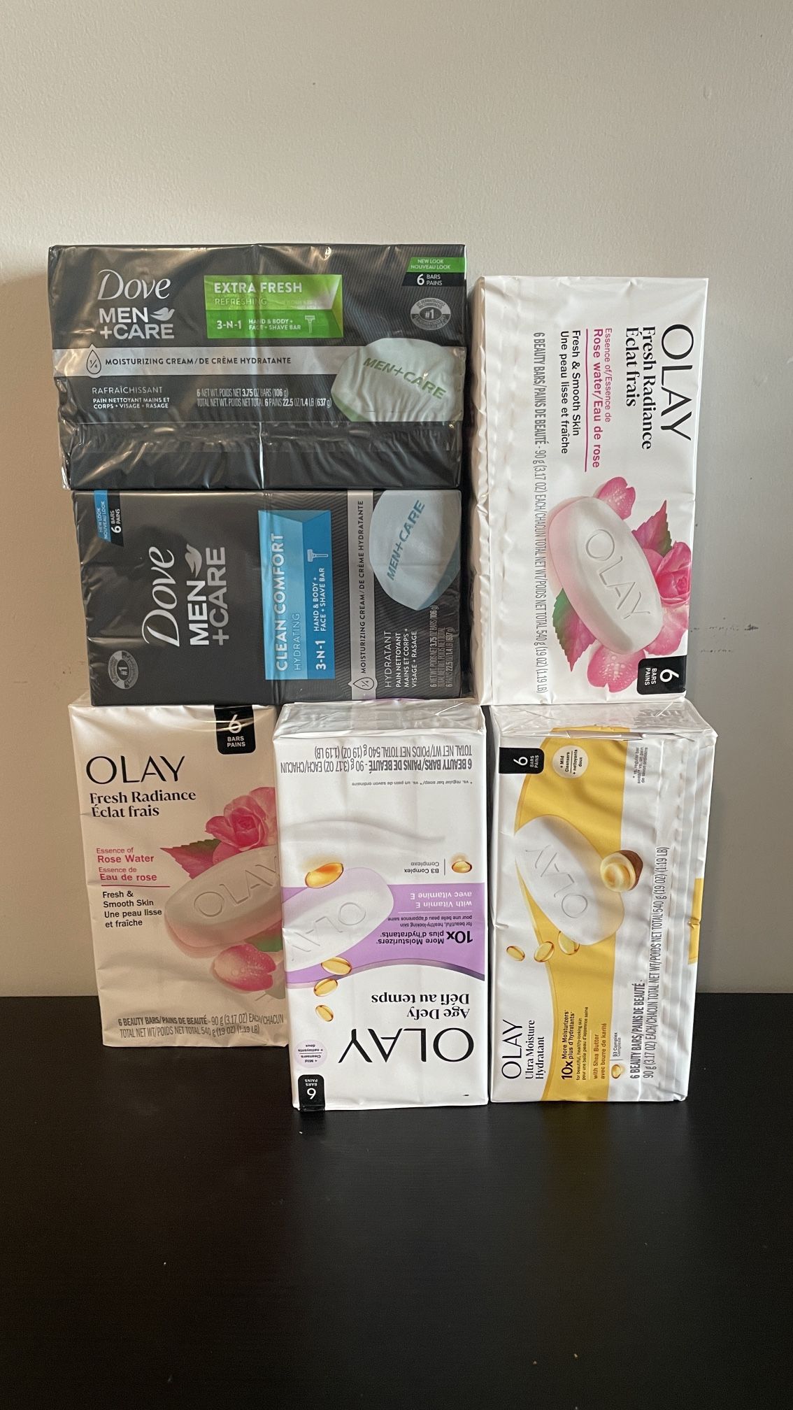 Olay /dove Soaps $7ea Pack