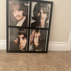 Beatles Framed Picture