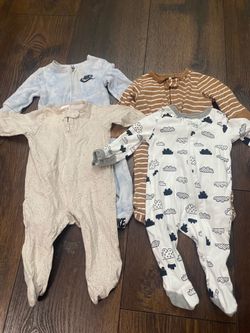 Lot of 4 boys sleepers size 0/3 months by cloud island #21