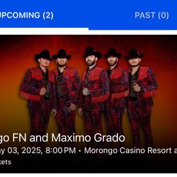 Maximo Grado And Codigo FN Tickets 