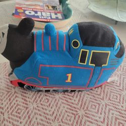 THOMAS THE TRAIN PILLOW 8" X 12" EXC COND