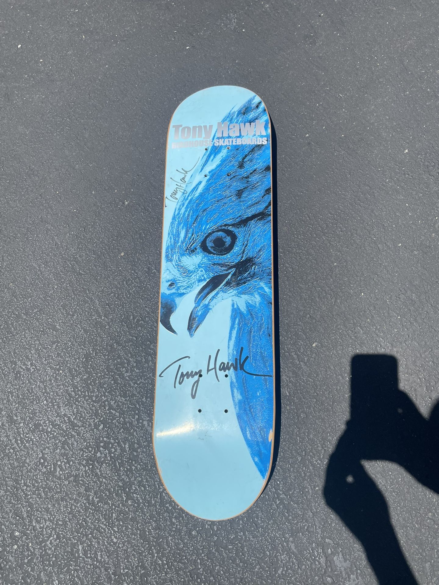 Tony Hawk Autograph On A Tony Hawk Skateboard Very Rare Collectible Board Model
