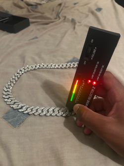 Mossinite Cuban link chain