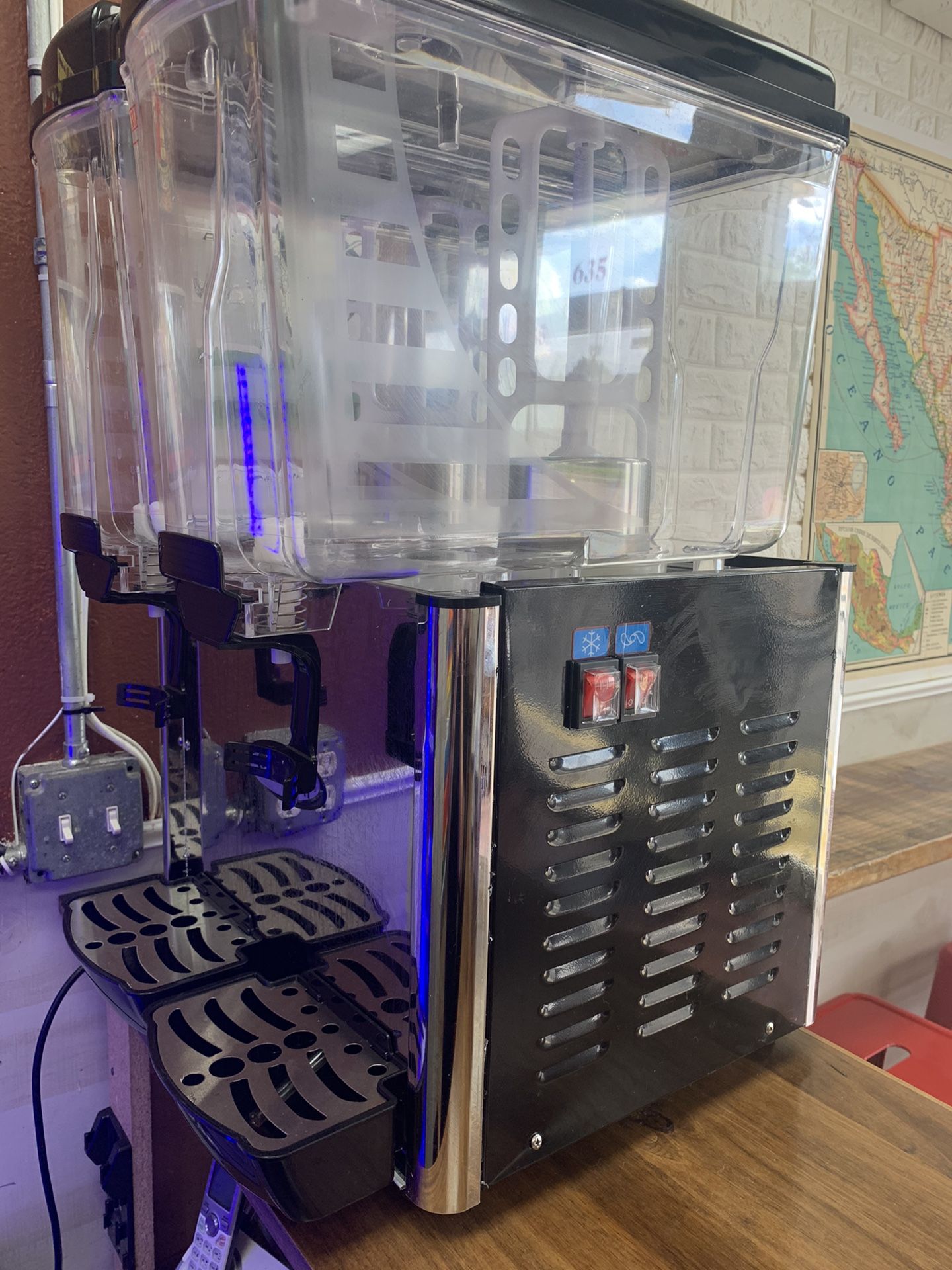 Refrigerated beverage dispenser