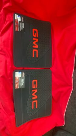 GMC black car/truck back floor mats
