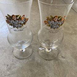 Rainforest Drink Glasses Set Of 2 