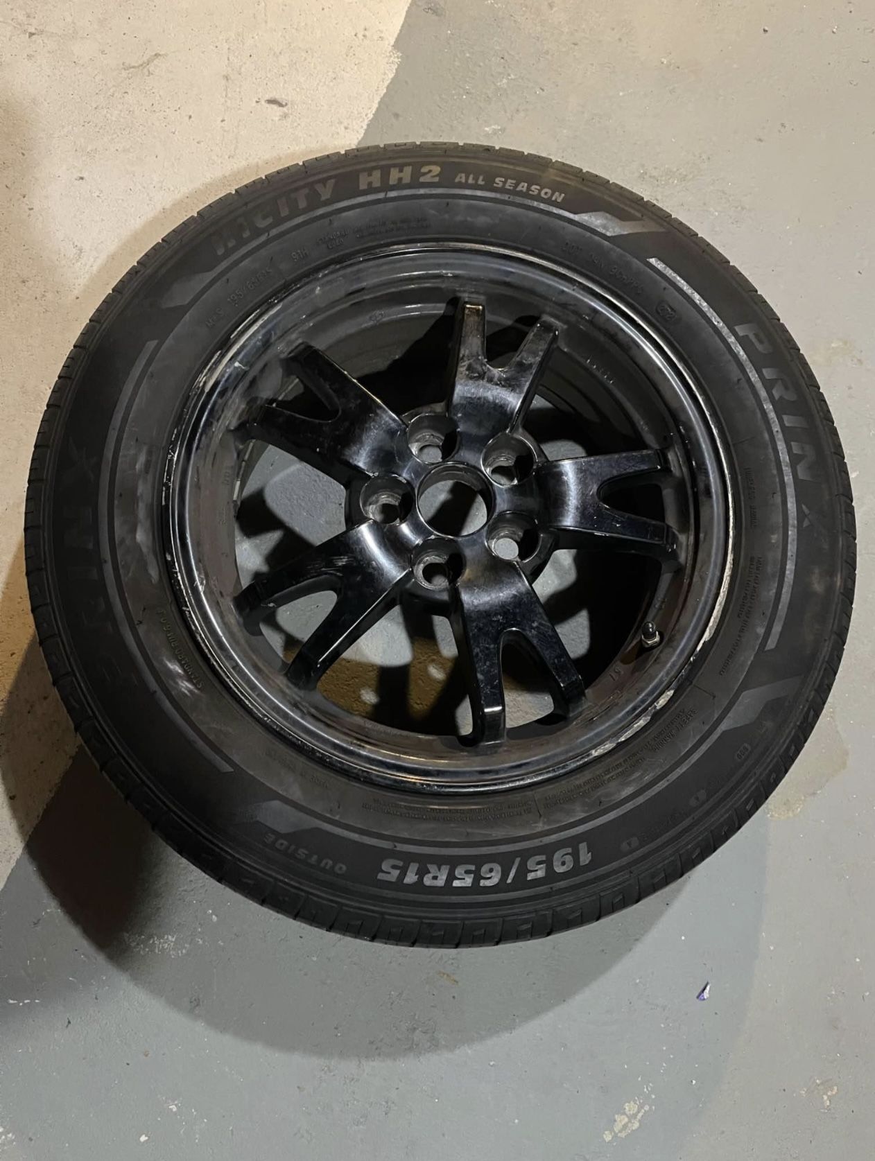 2012 Toyota Prius rim with tire fit 2010-2015