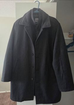 Men's Gray Wool coat