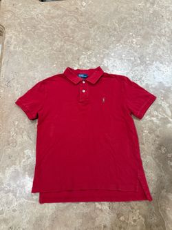 Boys sized medium red Polo shirt